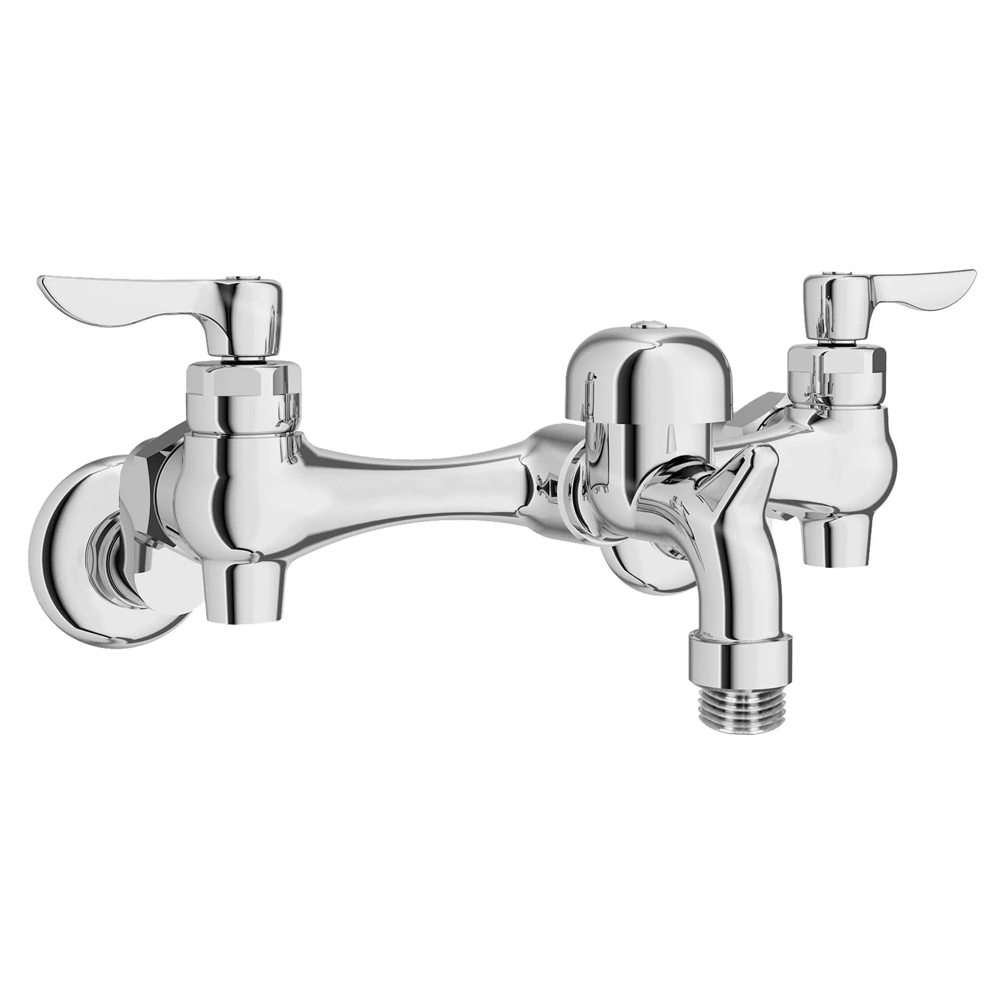 Wall-Mount Service Sink Faucet With 3-Inch Vacuum Breaker Spout and Offset Shanks // POLISHED CHROME // 63201_8351076.002_0_CDNwebp.webp