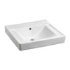 [9024000EC.020] Decorum® Wall-Hung EverClean® Sink, No Faucet Holes - White