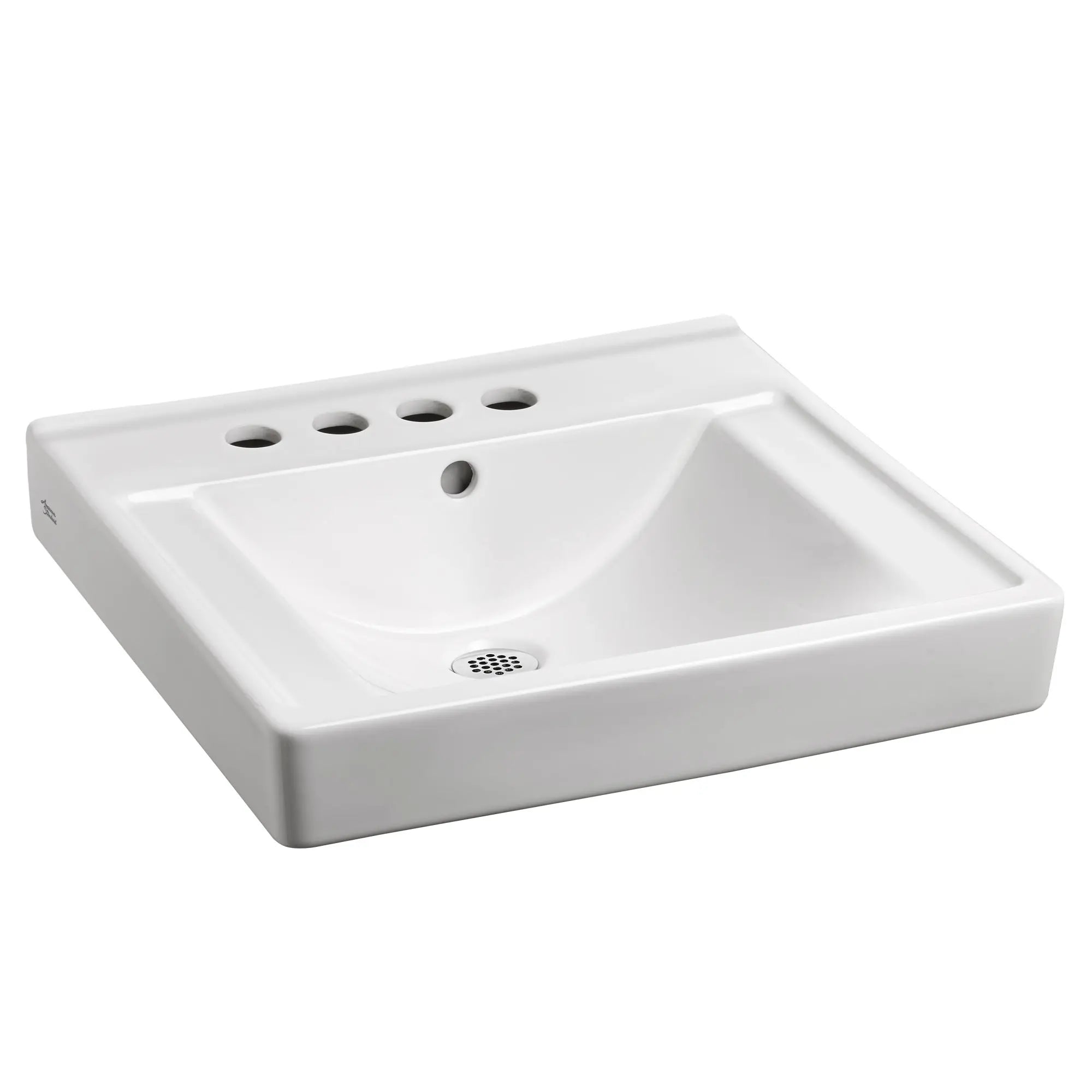Decorum® Wall-Hung EverClean® Sink With 4-Inch Centerset and Extra Left-Hand Hole // WHITE // 63831_9024024EC020_0_CDNwebp.webp
