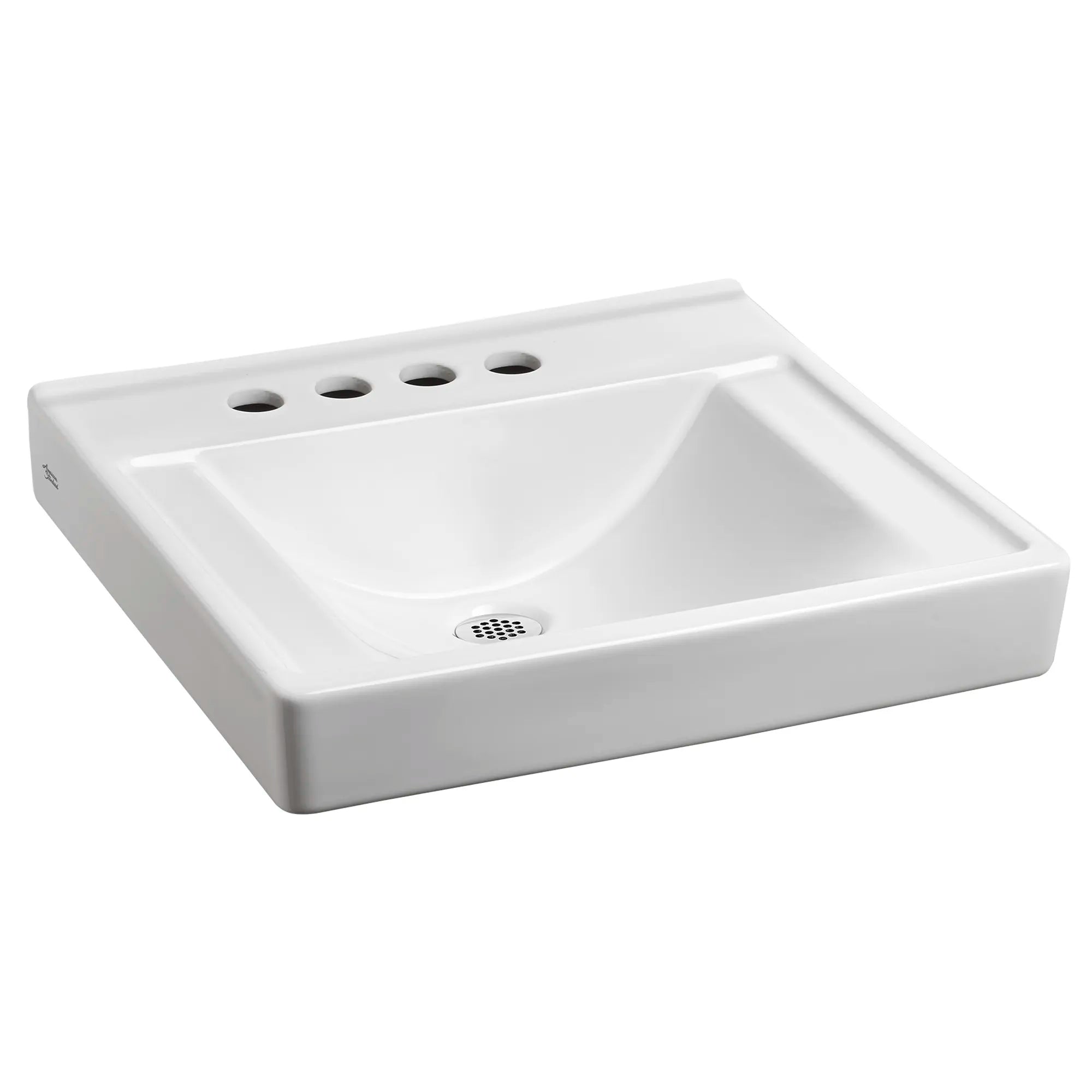 Decorum® Wall-Hung EverClean® Sink With 4-Inch Centerset and Extra Left-Hand Hole // WHITE // 63832_9024024EC020_1_0_CDNwebp.webp