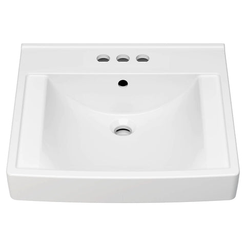 Decorum® 21 x 20-1/4-Inch (533 x 514 mm) Wall-Hung EverClean® Sink With 4-Inch Centerset
