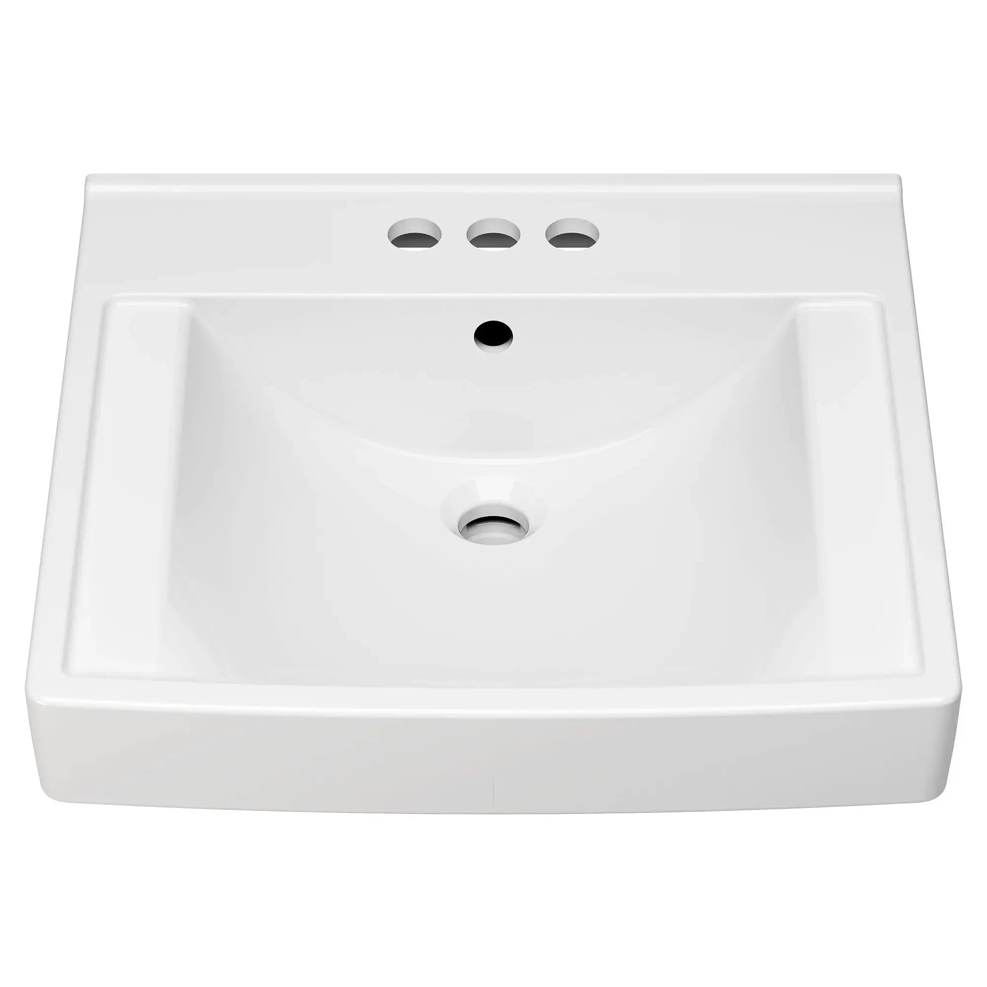 アンクワルジン Decorum® 21 x 20-1/4-Inch (533 x 514 mm) Wall-Hung EverClean® Sink Wit