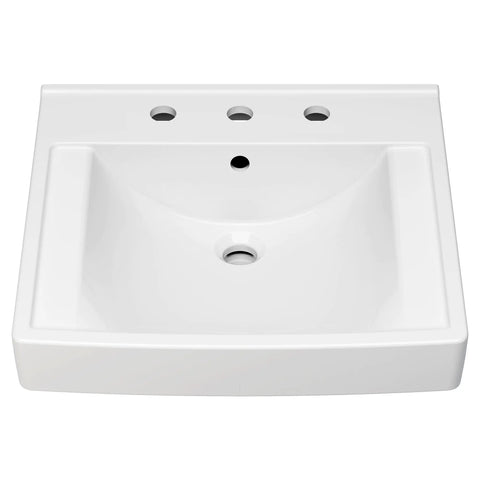Decorum® 21 x 20-1/4-Inch (533 x 514 mm) Wall-Hung EverClean® Sink With 8-Inch Widespread