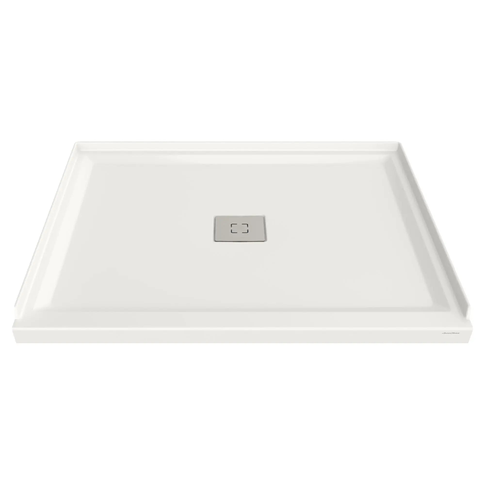 Studio 48 x 36-Inch Single Threshold Shower Base With Center Drain