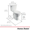 [215DB104.020] Cadet® PRO Two-Piece 1.28 gpf/4.8 Lpf Standard Height Round Front 10-Inch Rough Toilet Less Seat - White