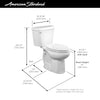 [221CB104.021] Colony® Two-Piece 1.28 gpf/4.8 Lpf Standard Height Elongated 10-Inch Rough Toilet Less Seat - Bone