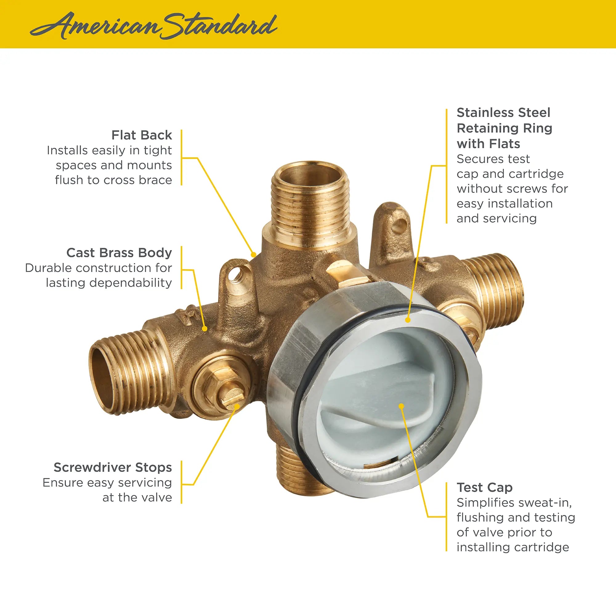 Flash® Shower Rough-In Valve With Universal Inlets/Outlets With Screwdriver Stops // NO FINISH // 67528_Flash_Valve_RU101SS_Info_1_0_CDNwebp.webp