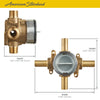 [RU102] Flash® Shower Rough-In Valve With Stub-Outs - No Finish