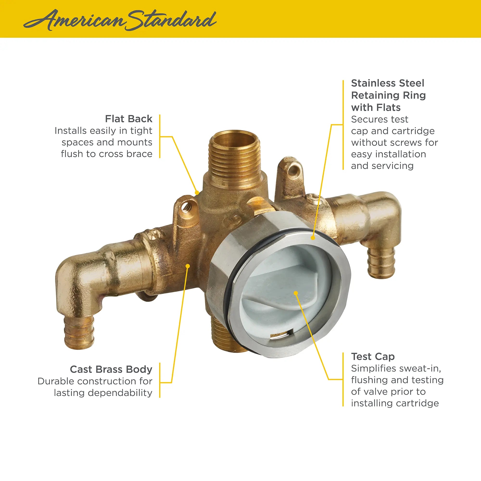 Flash® Shower Rough-In Valve With PEX Inlet Elbows/Universal Outlets for Crimp Ring System // NO FINISH // 67553_Flash_Valve_RU107E_Info_1_0_CDNwebp_2105b9f4-f022-4858-920a-8cfcf79abcbd.webp