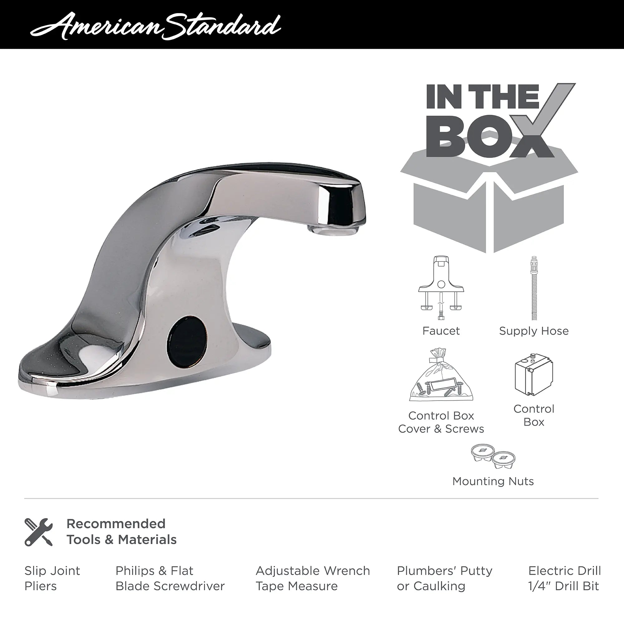 Innsbrook® Selectronic® Touchless Faucet, Battery-Powered, 0.5 gpm/1.9 Lpm // POLISHED CHROME // 67685_2019_AS_Innsbrook_Bath_Faucet_6055205_Info_2_0_CDNwebp.webp