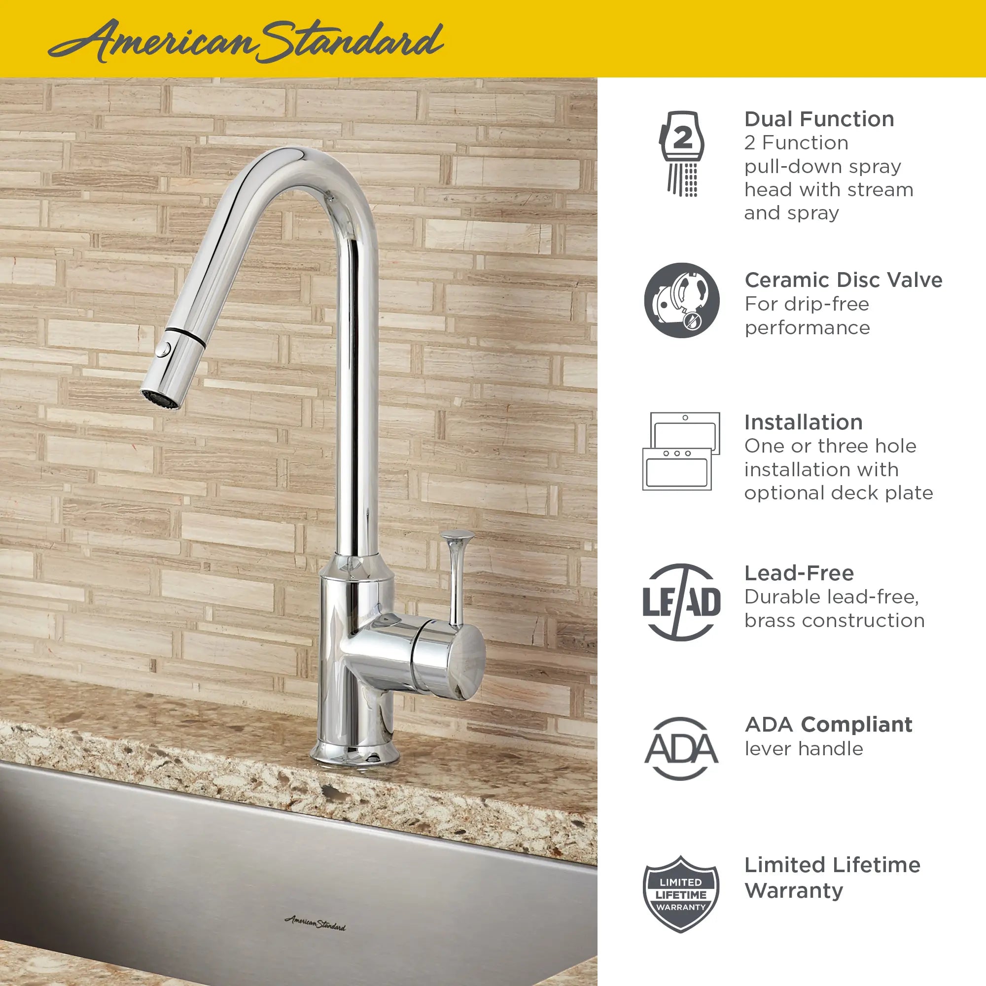 Pekoe® Single-Handle Pull-Down Dual Spray Bar Faucet 2.2 gpm/8.3 L/min // STAINLESS STEEL // 67716_2018_AS_Pekoe_4332410_Infographic_1_0_CDNwebp.webp