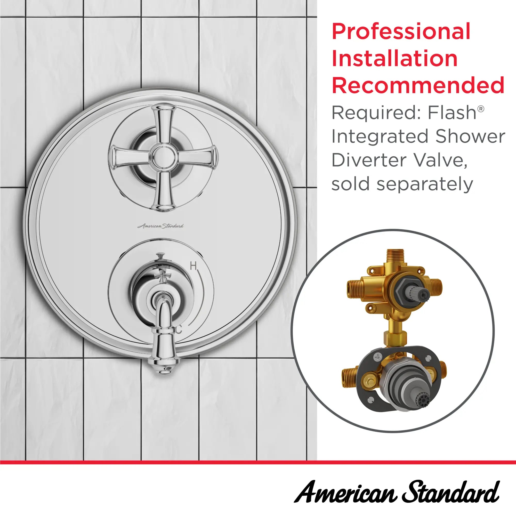 Delancey® 2-Handle Integrated Shower Diverter Trim Only // POLISHED CHROME // 67850_Delancey_Infographic_TU105740_0001_OCT2025_1_CDNwebp.webp