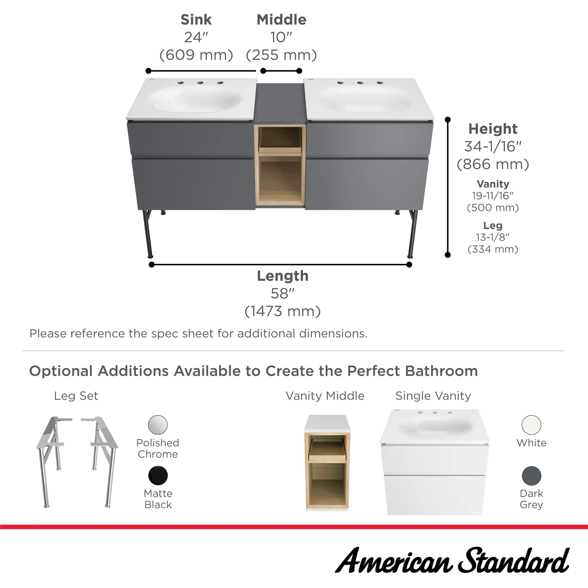 Studio® S 24-Inch Vitreous China Vanity Sink Top 8-Inch Centers // 24 IN / WIDESPREAD / WHITE // 68022_StudioS_Infographic_1297008_8725024_0002_SEPT2025_1_CDNwebp.webp