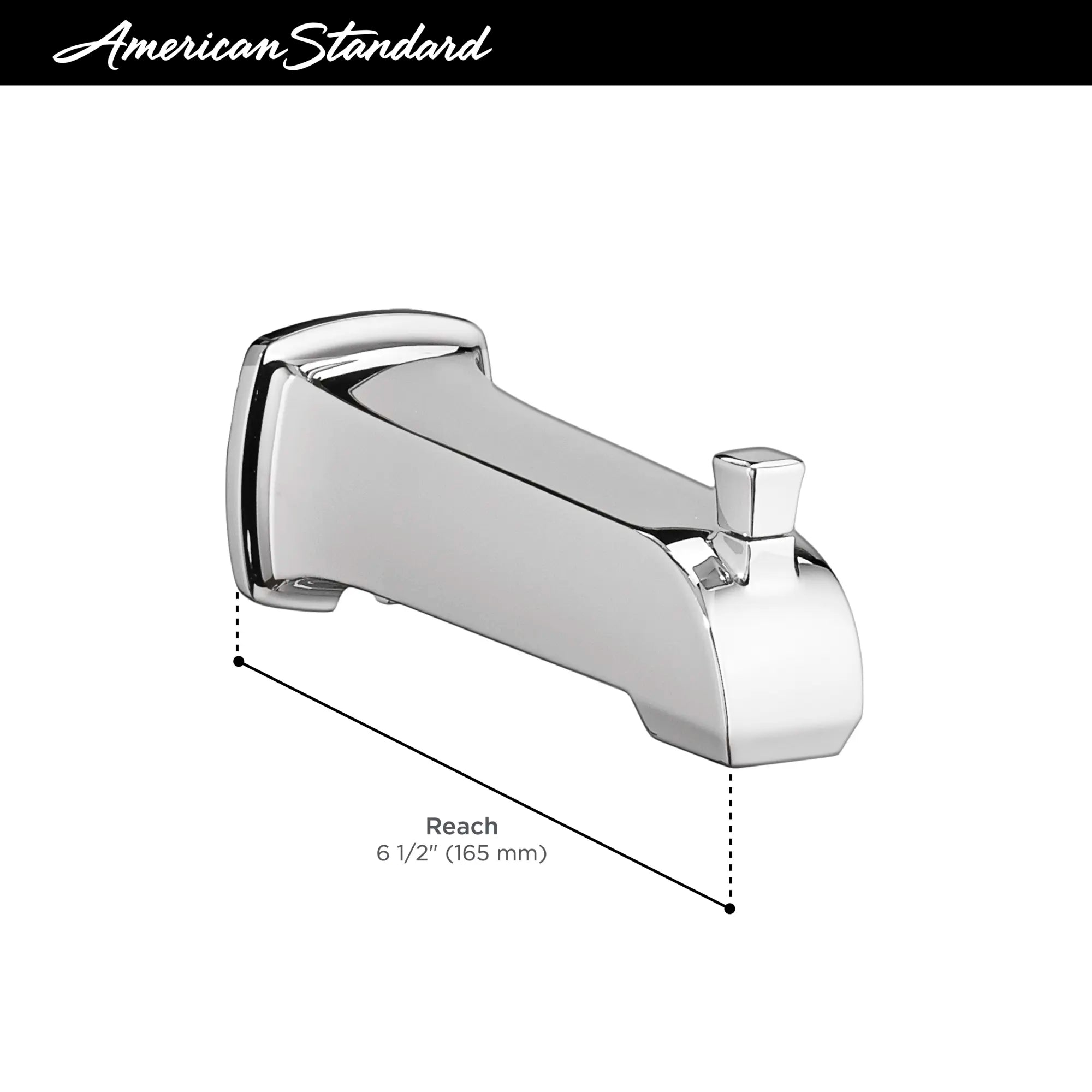 Townsend® 6-1/2-Inch Slip-On Diverter Tub Spout // POLISHED CHROME // 68192_2019_AS_Townsend_Tub_Spout_8888093_Infographic_1_0_CDNwebp.webp