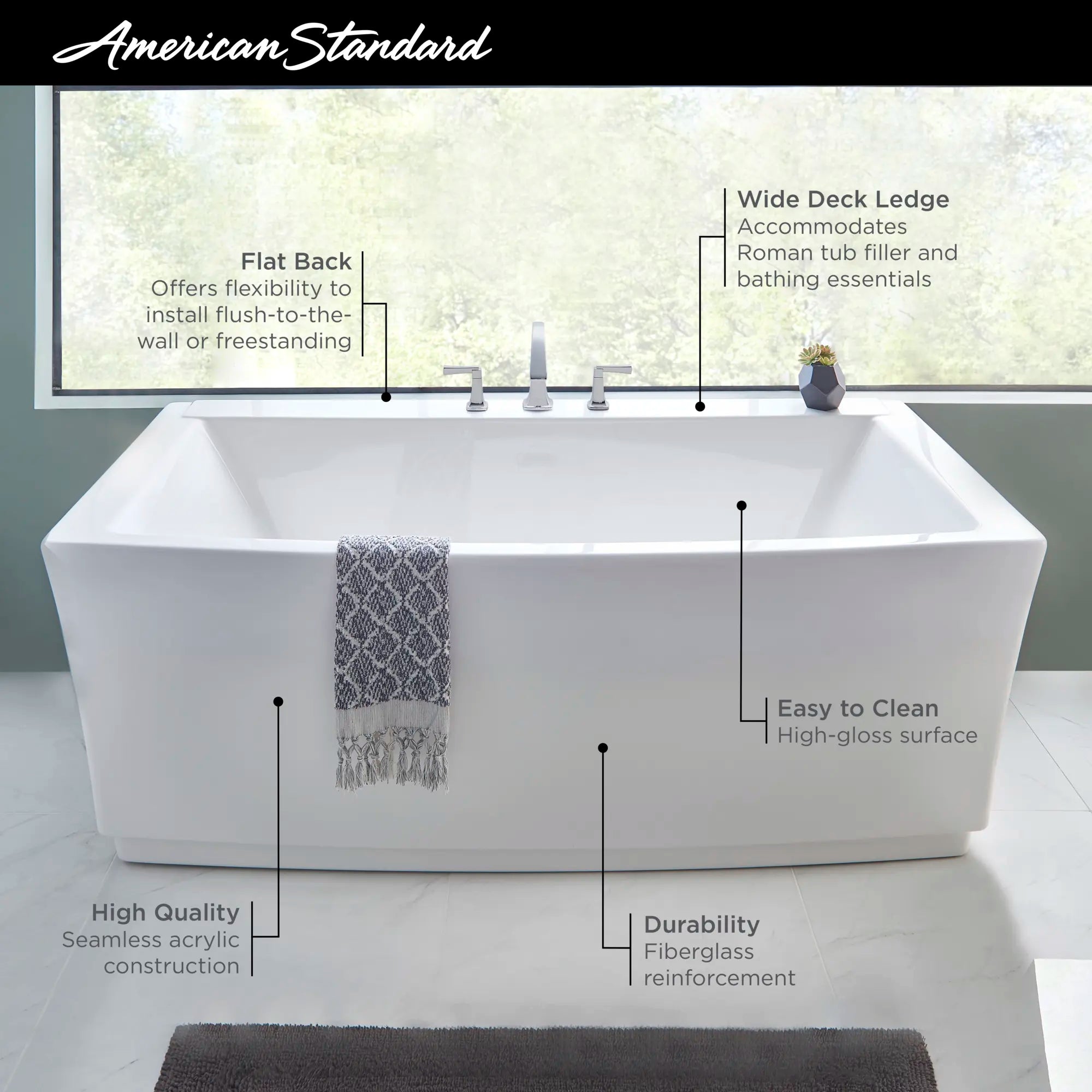 Townsend® 68 x 36-Inch Freestanding Bathtub Center Drain With Integrated Overflow // WHITE // 68194_2019_AS_Townsend_FST_Infographic_F1-1_0_CDNwebp.webp