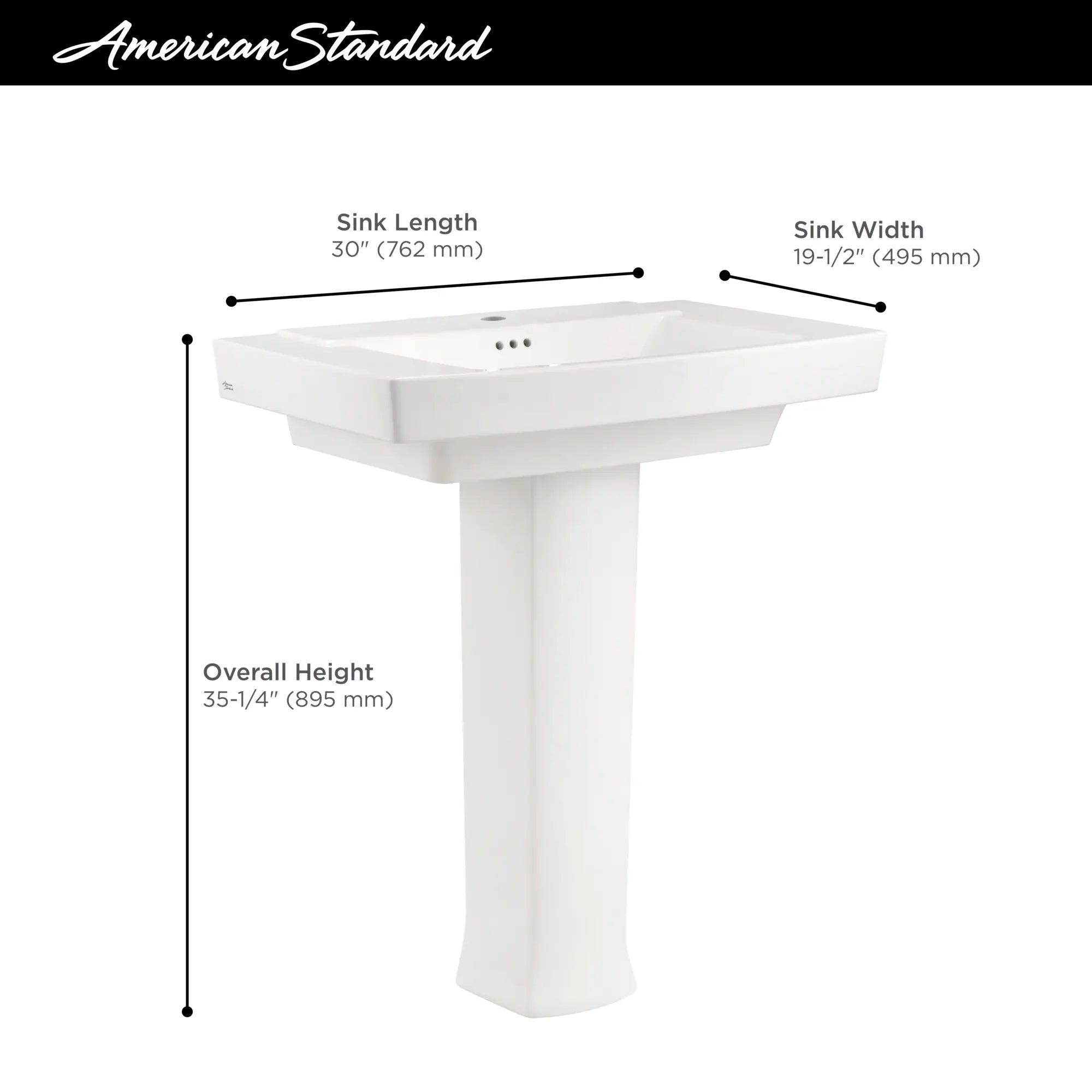 Townsend® Center Hole Only Pedestal Sink Top and Leg Combination // SINGLE HOLE / WHITE // 68198_2019_AS_Townsend_Sinks_Info_0328.100_1_0_CDNwebp.webp
