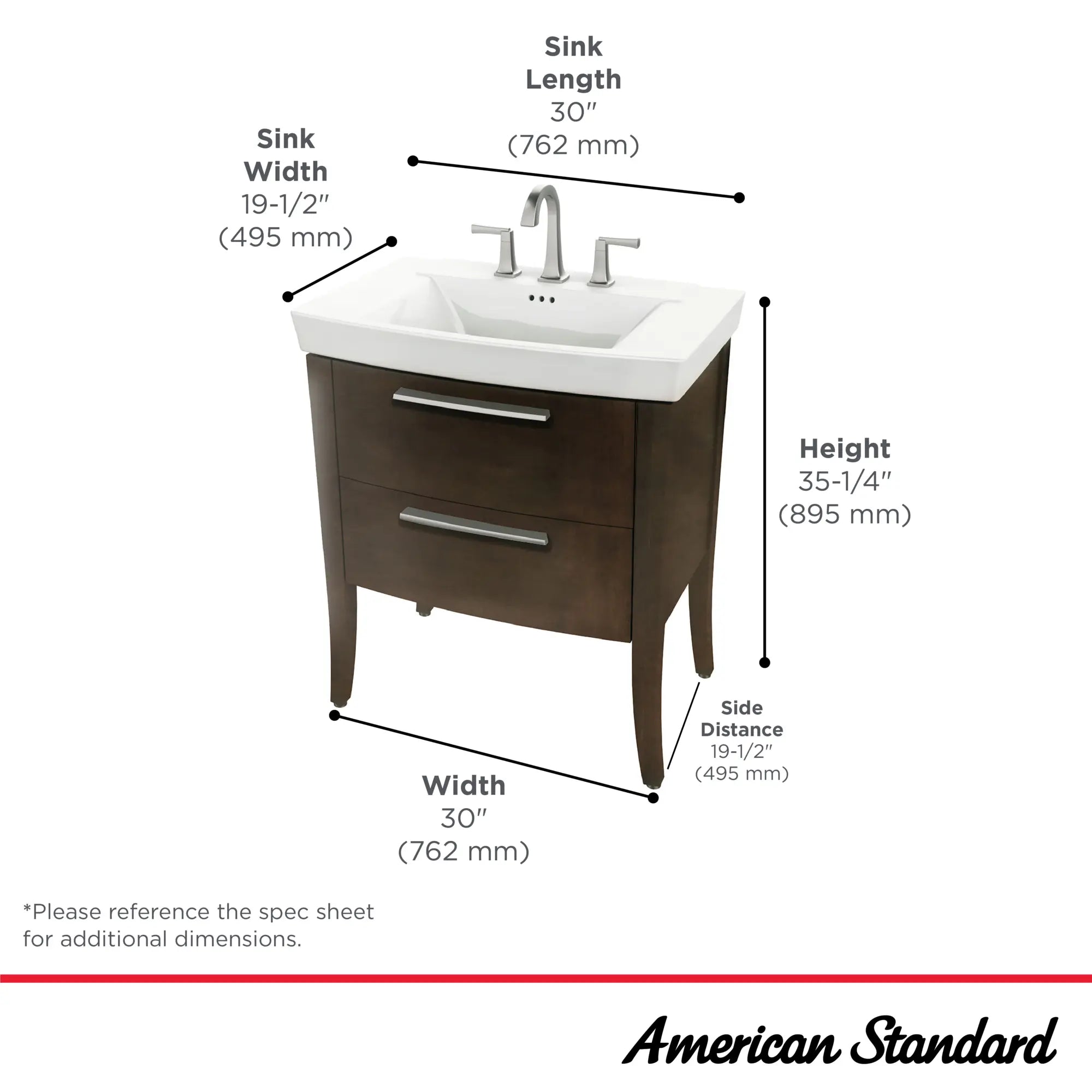 Vanity for American Standard® Townsend® Sinks // WHITE // 68206_Townsend_Infographic_9036030_0001_SEPT2025_1_CDNwebp.webp