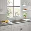 [18SB.10351800.075] Pekoe® 35 x 18-Inch Stainless Steel Undermount Single-Bowl Kitchen Sink - Stainless Steel