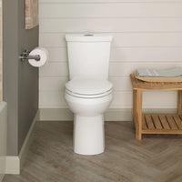 [3380526ST.020] Toilette complète Cadet® 3, 2 pièces, chasse double 1,28 gpc/4,8 lpc,et 0,92 gpc/3,5 lpc, à cuvette allongée à hauteur de chaise et réservoir avec doublure, avec siège - Blanc