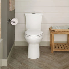 [3380526ST.020] Toilette complète Cadet® 3, 2 pièces, chasse double 1,28 gpc/4,8 lpc,et 0,92 gpc/3,5 lpc, à cuvette allongée à hauteur de chaise et réservoir avec doublure, avec siège - Blanc