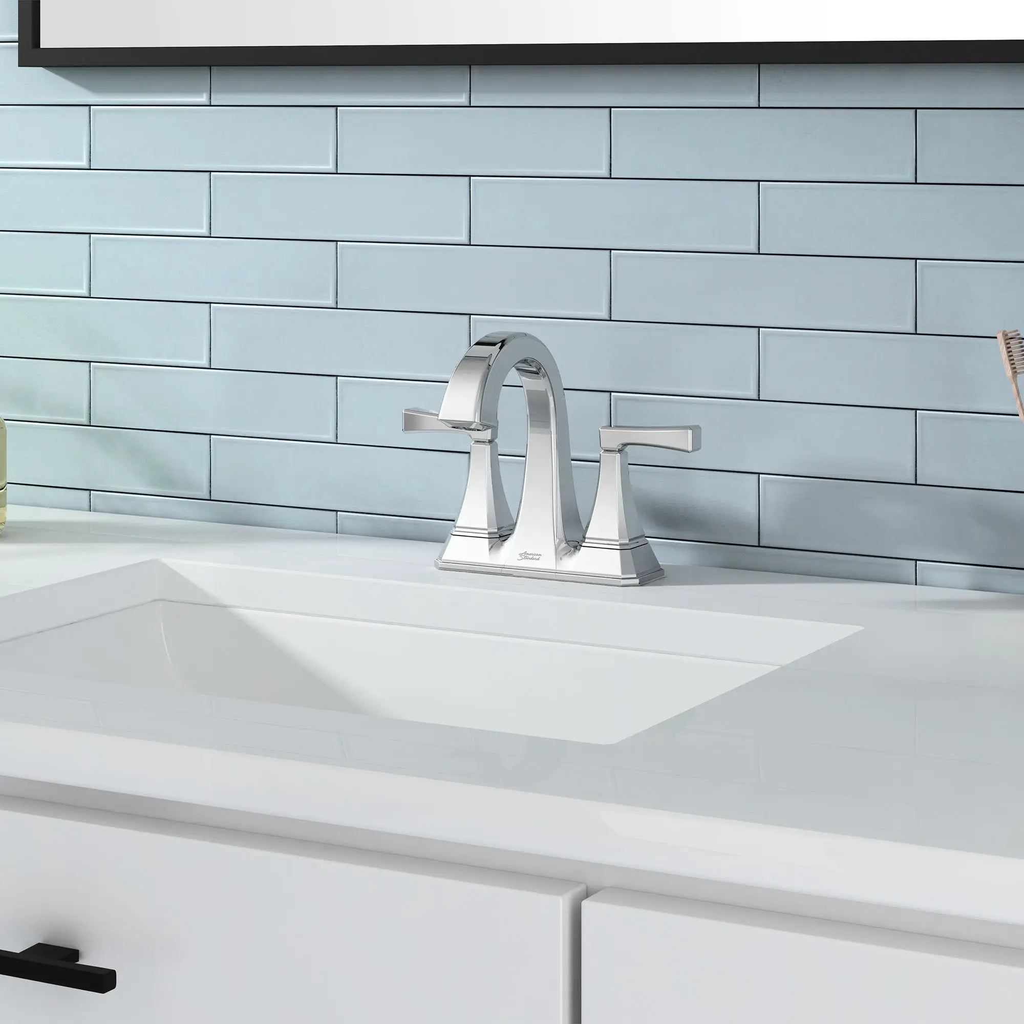 Westerly 4-In. Centerset 2-Handle Bathroom Faucet 1.2 GPM with Lever Handle // POLISHED CHROME // 74919_B-7012201002_CDNwebp.webp