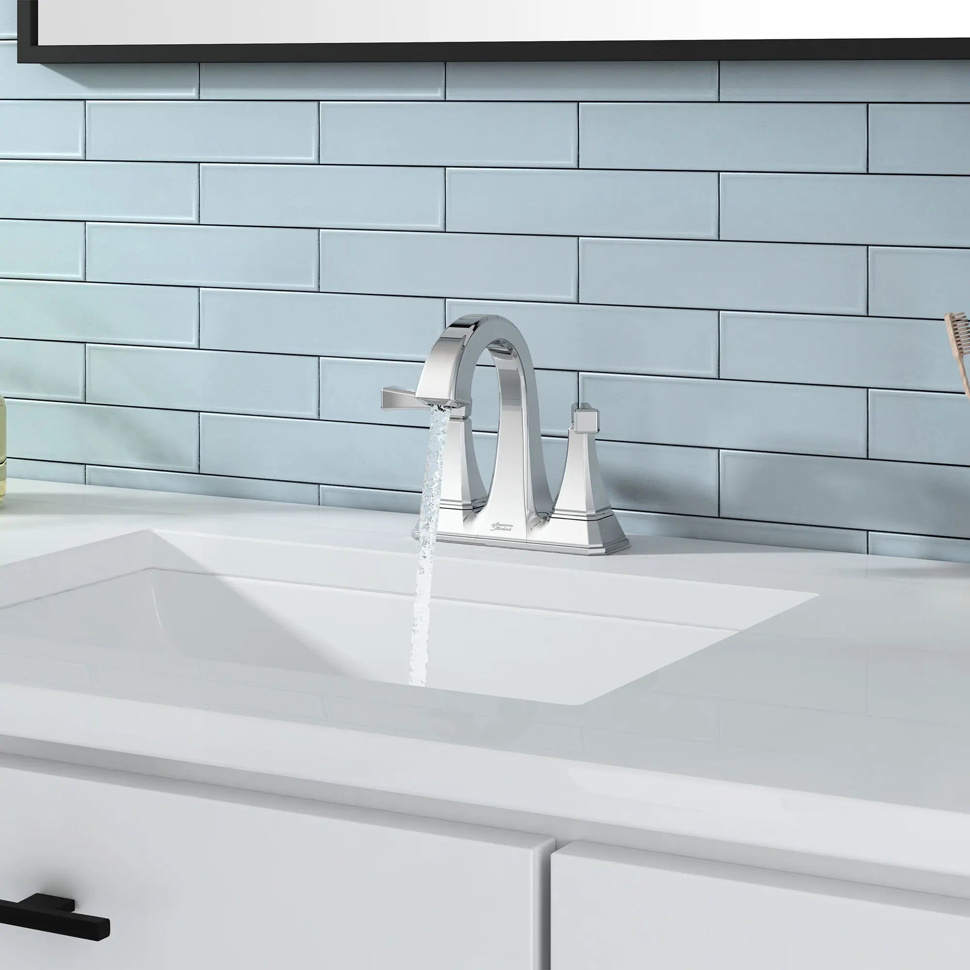 Westerly 4-In. Centerset 2-Handle Bathroom Faucet 1.2 GPM with Lever Handle // POLISHED CHROME // 74924_B-7012201002_1_CDNwebp.webp