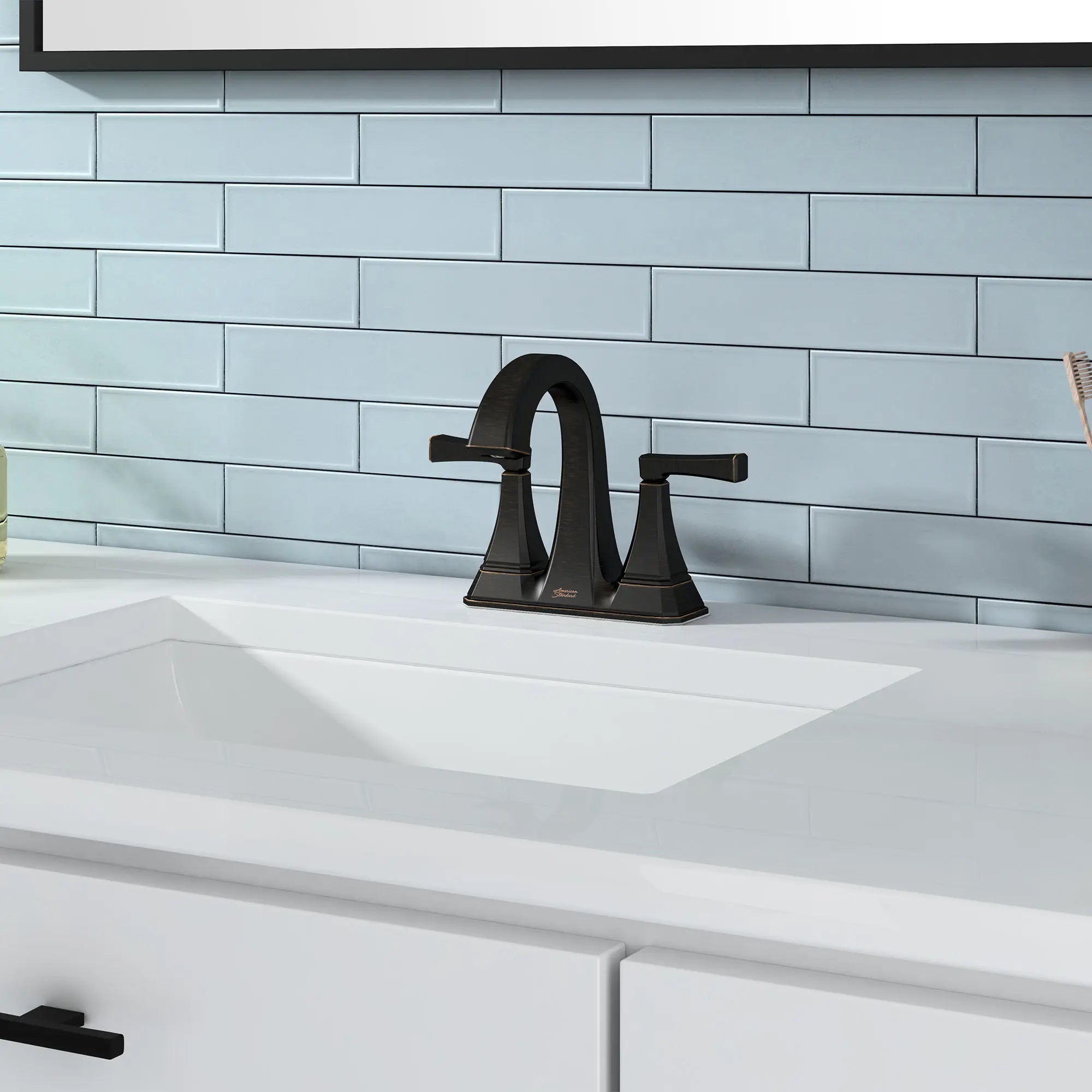 Westerly 4-In. Centerset 2-Handle Bathroom Faucet 1.2 GPM with Lever Handle // LEGACY BRONZE // 74944_B-7012201278_1_CDNwebp.webp