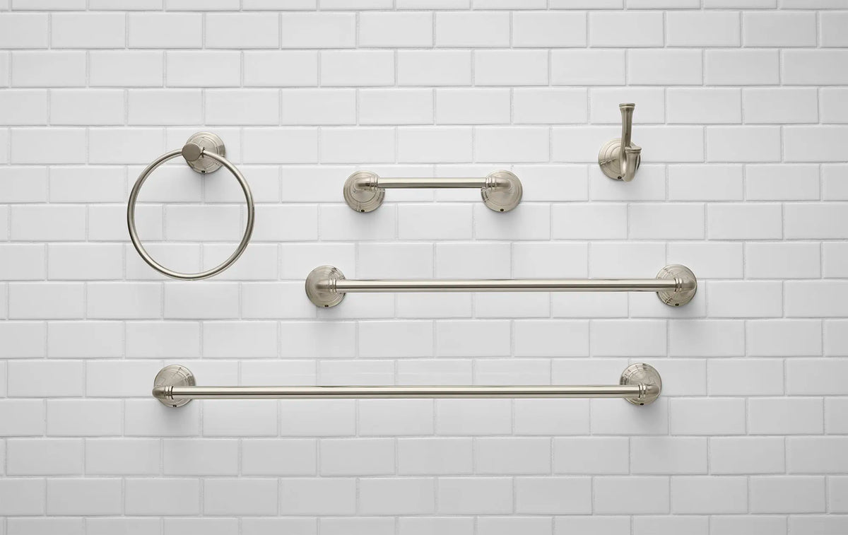 Delancey® Double Robe Hook // BRUSHED NICKEL // 76093_B-7052190295_7052230295_7052210295_7052018295_7052024295_CDNwebp.webp