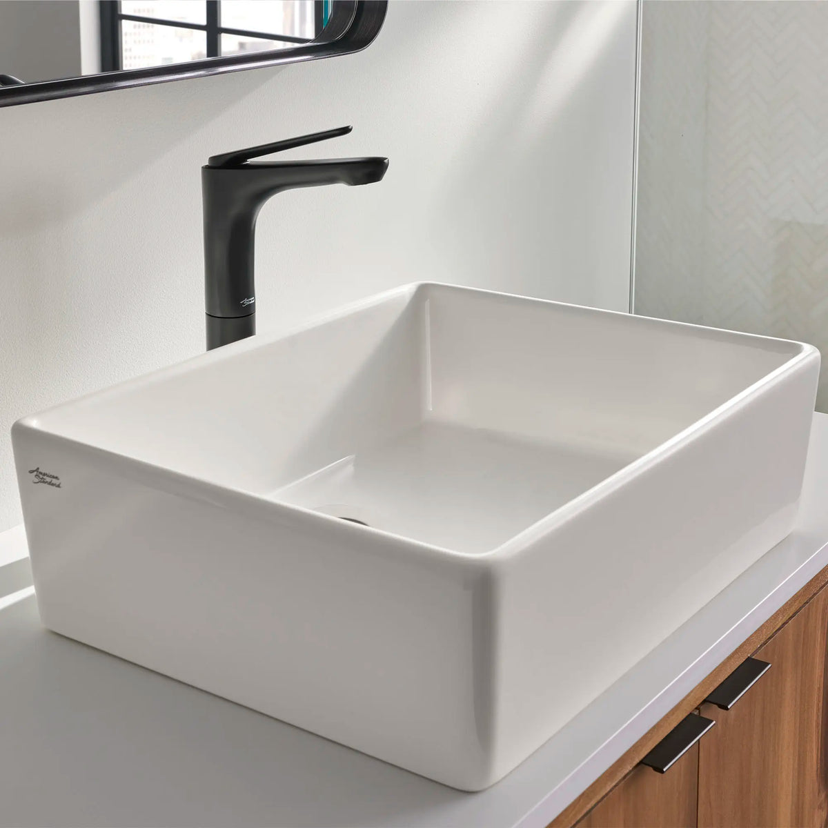 Studio® S Single Hole Single-Handle Vessel Sink Faucet 1.2 gpm/4.5 L/min With Lever Handle // MATTE BLACK // 76587_B-7105152243_CDNwebp.webp