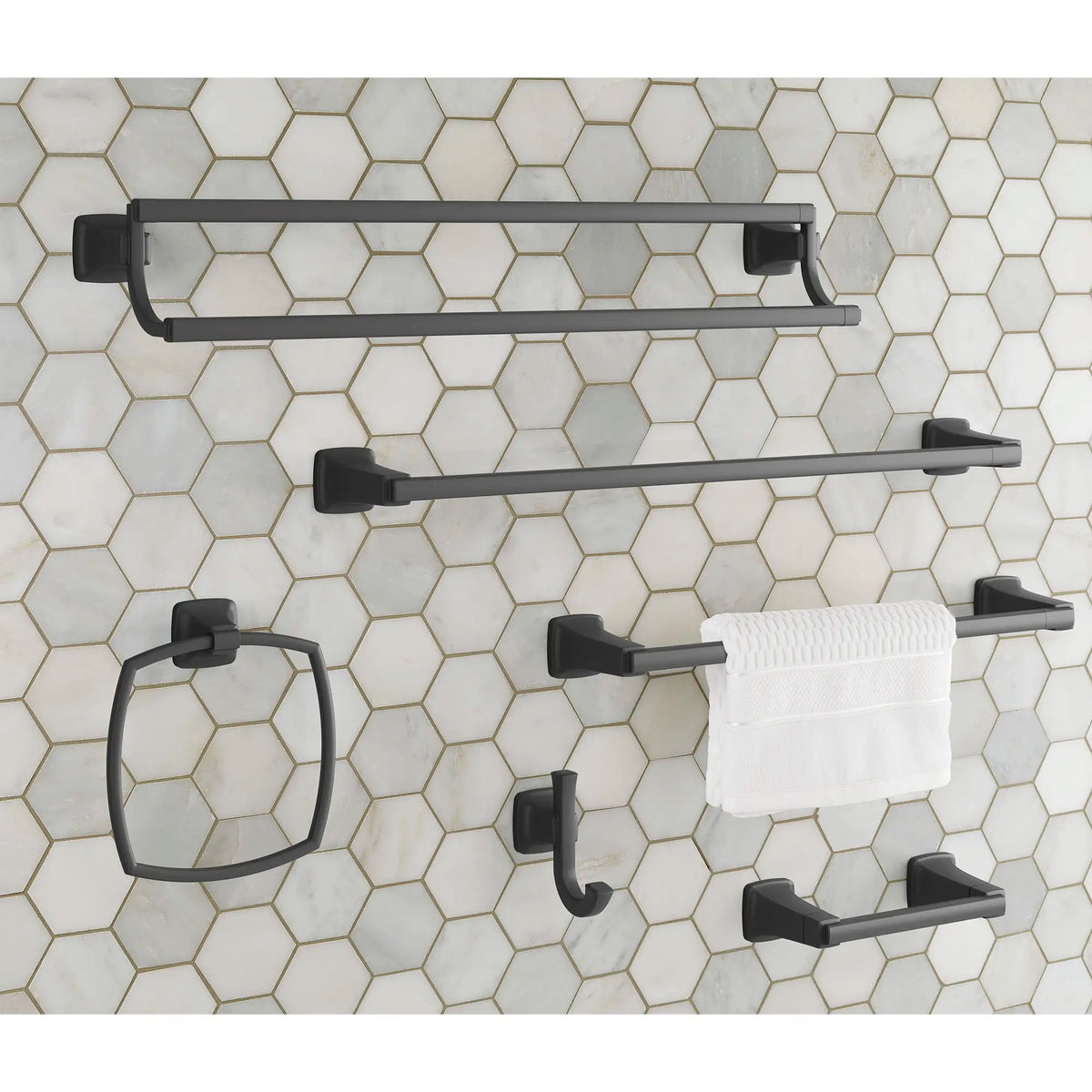 Townsend® Double Robe Hook // MATTE BLACK // 77772_B-7353190.243_7353018.243_7353024.243_7353190.243_7353210.243_7353224.243_7353230.243_CDNwebp.webp