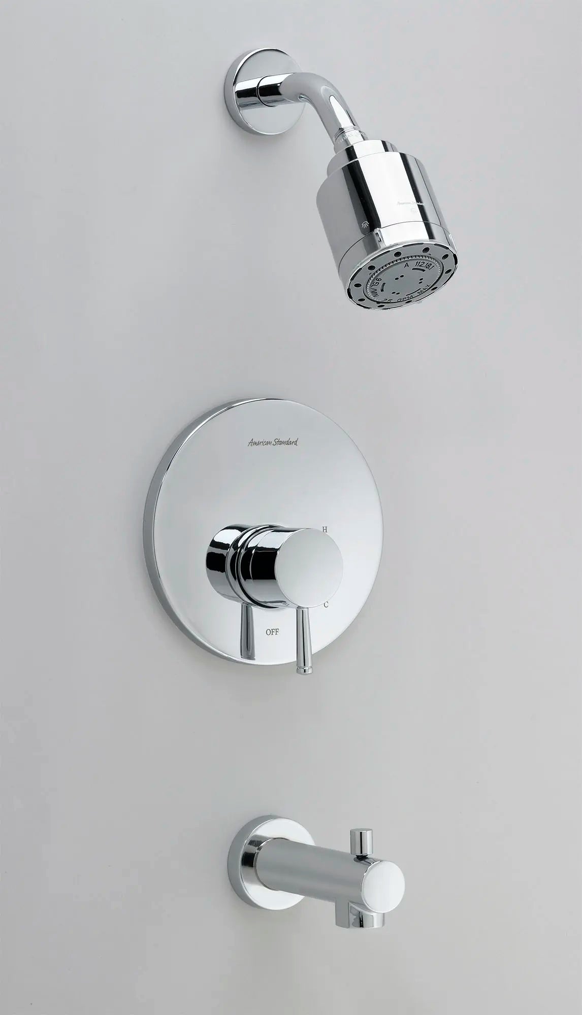 Serin® 2.5 gpm/9.5 L/min Shower Trim Kit With 3-Function Shower Head, Double Ceramic Pressure Balance Cartridge With Lever Handle // POLISHED CHROME // 86700_B-T064502002_CDNwebp.webp