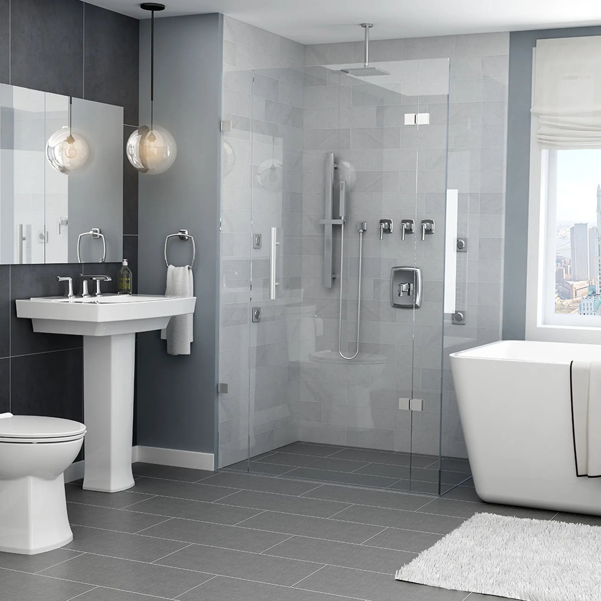 Townsend® 2-Handle Thermostatic Shower Valve Trim Kit // POLISHED CHROME // 87106_B-T353740002_CDNwebp.webp