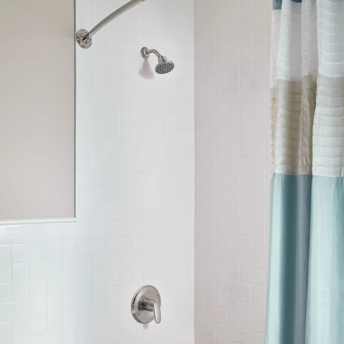 Colony® PRO 1.75 gpm/6.6 L/min Shower Trim Kit With Water-Saving Showerhead, Double Ceramic Pressure Balance Cartridge With Lever Handle // BRUSHED NICKEL // 87926_B-TU075507295_1660512002_CDNwebp.webp
